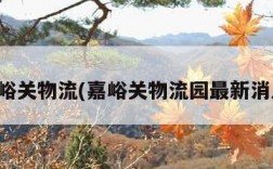 嘉峪关物流(嘉峪关物流园最新消息)