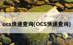 ocs快递查询(OCS快递查询)