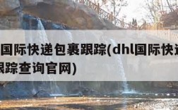 dhl国际快递包裹跟踪(dhl国际快递包裹跟踪查询官网)