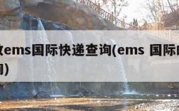 邮政ems国际快递查询(ems 国际邮件查询)