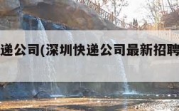 深圳快递公司(深圳快递公司最新招聘分拣员)