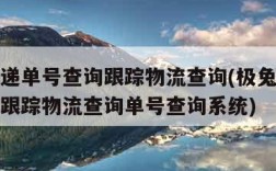 极兔快递单号查询跟踪物流查询(极兔快递单号查询跟踪物流查询单号查询系统)