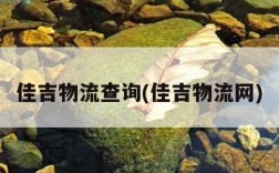 佳吉物流查询(佳吉物流网)